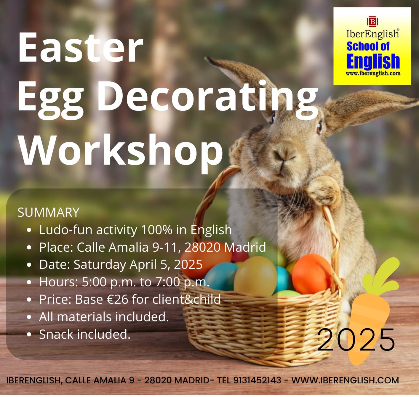 Planazo para niño/as - Easter Egg Decorating Workshop