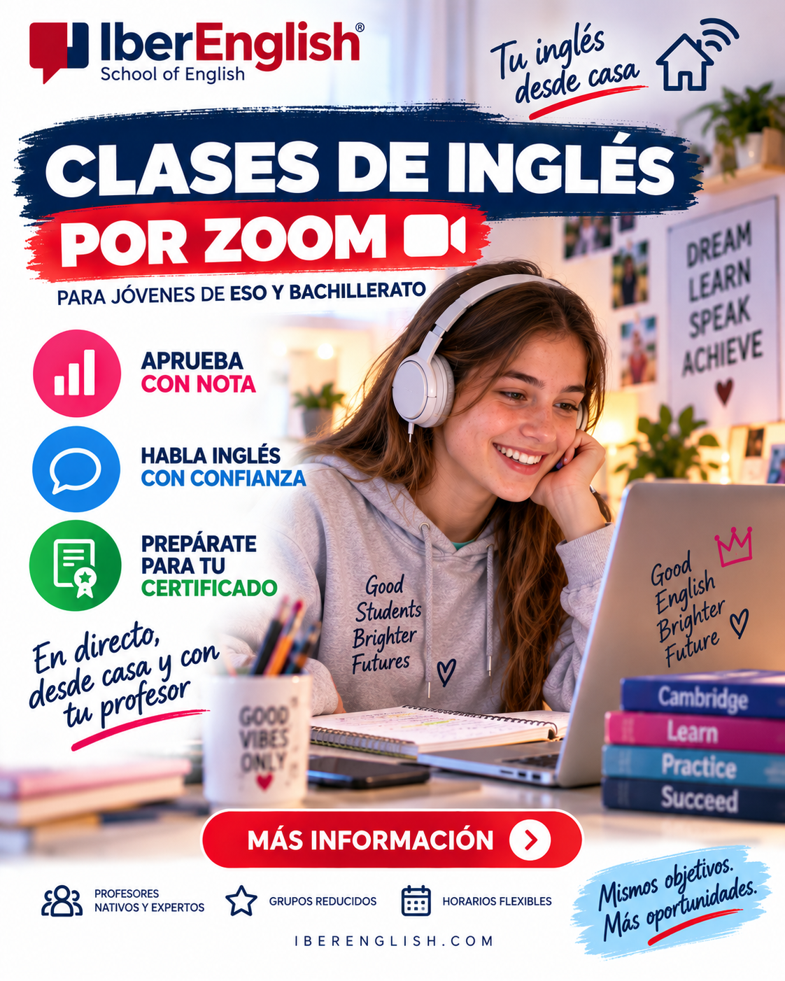 Clases por ZOOM para ESO y Bachillerato
